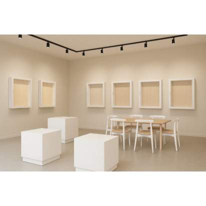 Комплект мебели для музея «Выставочный зал»_1