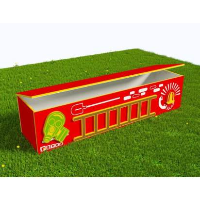 Вечная Лавка-шкаф для хранения игрушек в теневой навес из экопластика 101_1