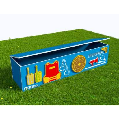 Вечная Лавка-шкаф для хранения игрушек в теневой навес из экопластика 102_1