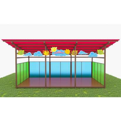 Теневой навес с интерактивным полом из Экопластика ТН05 400х400 (3)_1