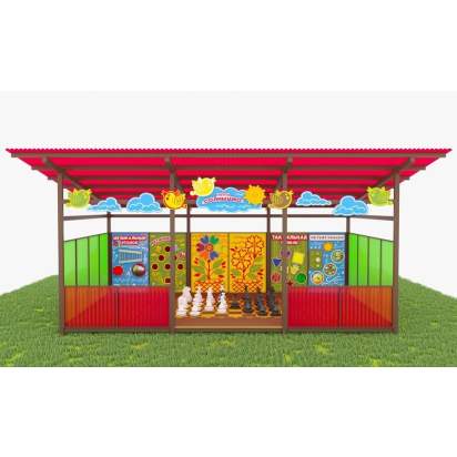 Теневой навес с интерактивным полом и модулями из Экопластика ТН12 500х400 (3)_1