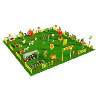 Игровая развивающая площадка Фермерский дворик Максимальный 2 (1)_1