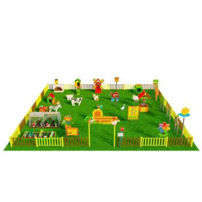Игровая развивающая площадка Фермерский дворик Максимальный 2 (3)_1