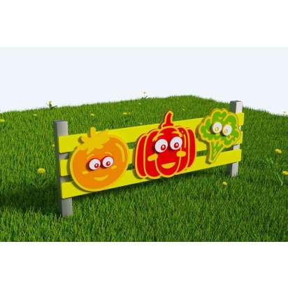 Забор из экопластика Огородный 1_1