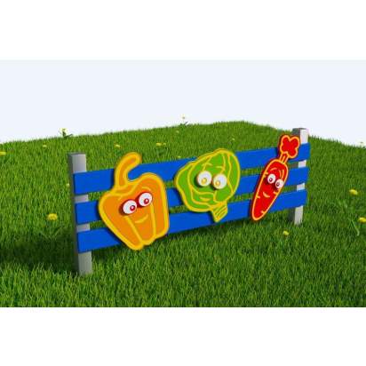 Забор из экопластика Огородный 2_1