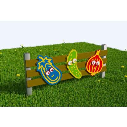 Забор из экопластика Огородный 3_1