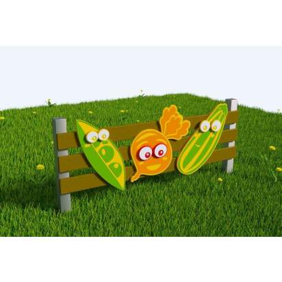 Забор из экопластика Огородный 4_1