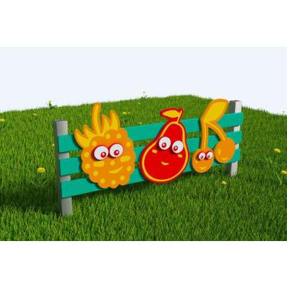 Забор из экопластика Огородный 6_1