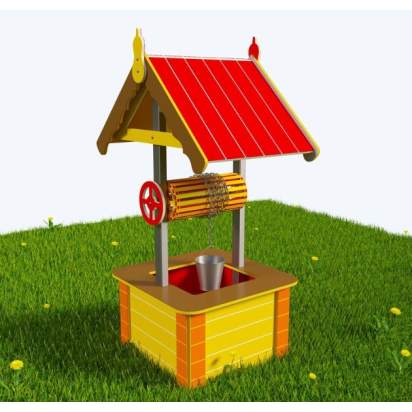 Интерактивный модуль «Колодец» из экопластика и нержавеющей стали_1