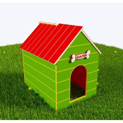 Модуль «Будка Шарика» из экопластика и нержавеющей стали_1