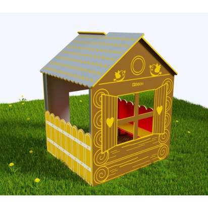 Малая архитектурная форма «Баня с полом» из экопластика и нержавеющей стали (2)_1