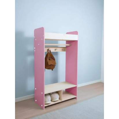 Шкаф-вешалка МИЛАНА, розовый_1