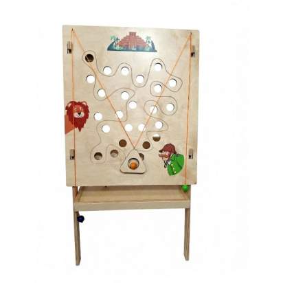 Набор тактильно-развивающих панелей «Счастливое детство» (напольное основание и ящик) (4)