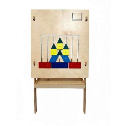 Набор тактильно-развивающих панелей «Счастливое детство» (напольное основание и ящик) (6)