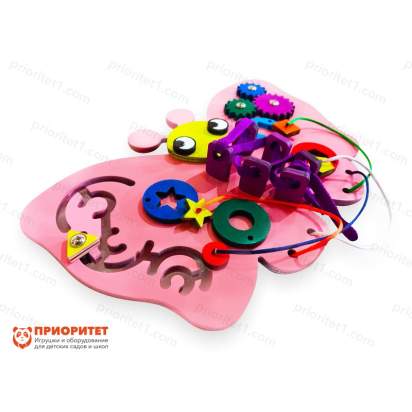 Бизиборд «Нежная бабочка» вид сверху