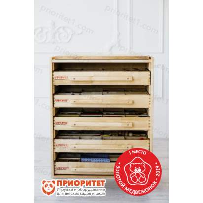 Набор психолога Приоритет 5 модулей вид спереди