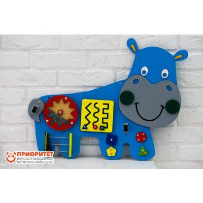 Бизиборд «Милый бегемотик» №2