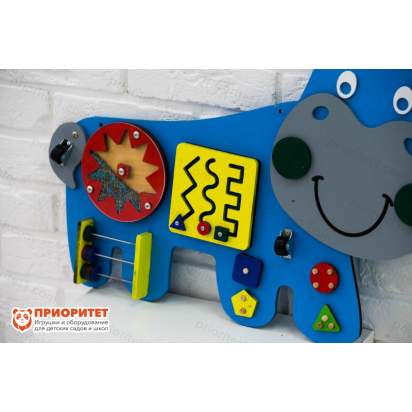 Бизиборд «Милый бегемотик» №2 для детей