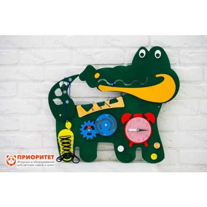 Бизиборд «Добрый крокодильчик» №2