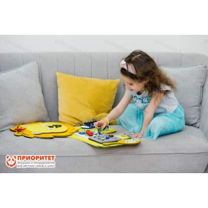 Бизиборд «Смелый львёнок» №2 для детей