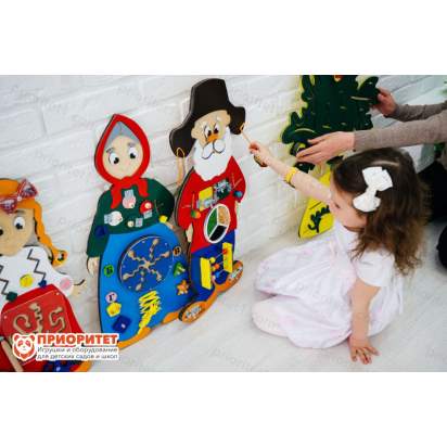 Набор бизибордов «Сказка Репка» из дерева