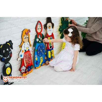 Набор бизибордов «Сказка Репка» вид сбоку