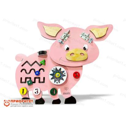 Набор бизибордов «Малыши на ферме» поросенок