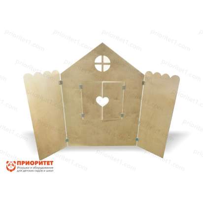 Театральная ширма «В гости к сказке» в виде домика