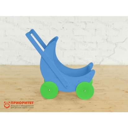 kolyaska-katalka-moe-chudo-golubaya-s-zelenymi-kolesami