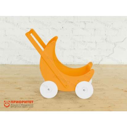 kolyaska-katalka-moe-chudo-oranzhevaya-s-belymi-kolesami