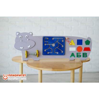 Бизиборд «Милый бегемотик»