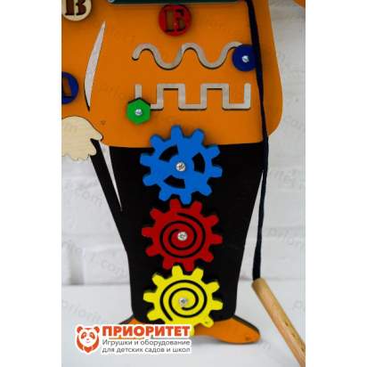 Бизиборд «Любимый учитель» оранжевый