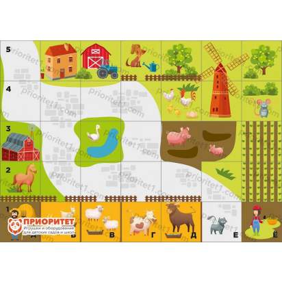 Поле для многофункционального стола ферма 105х75