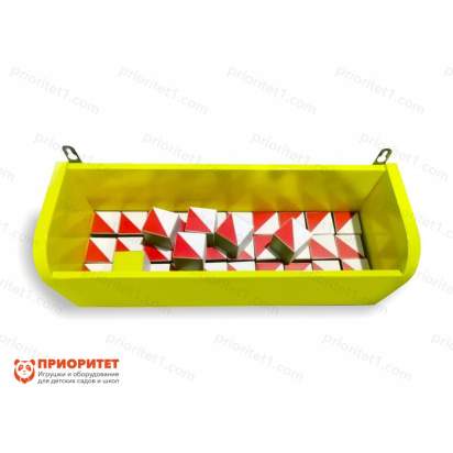 Тактильно-развивающая панель «Кубо-мозаика» вид вблизи