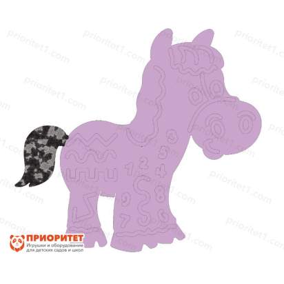 Тактильно-развивающая панель «Ласковый жеребёнок»