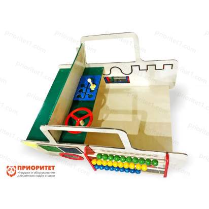 Тактильно-развивающий комплекс «Супер-авто» вид сверху