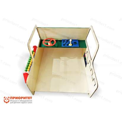 Тактильно-развивающий комплекс «Супер-авто» изнутри