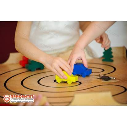 Бизикуб «Дружная компания» с лабиринтом