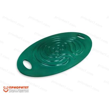 Тактильно-развивающая панель-лабиринт «По тропинкам» (зеленая)_2