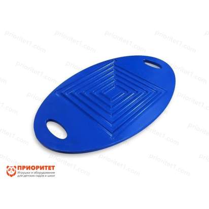 Тактильно-развивающая панель-лабиринт «В квадрате» (синяя)_2