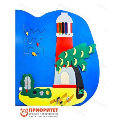 Декоративно-развивающая панель «Пароход в океане» комплектация