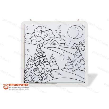 nastennyj-modul-mnogorazovaya-raskraska-75x75-belyj