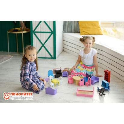 Мебель для кукольного домика