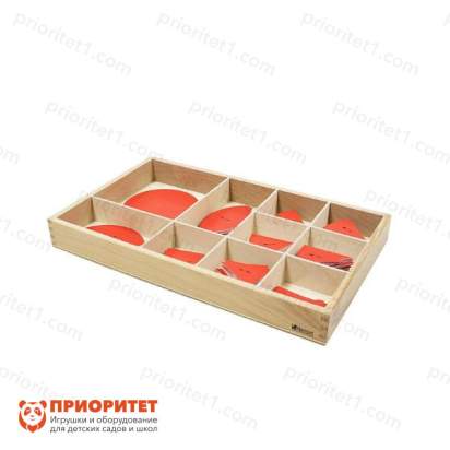 Комплект Монтессори «Изучение дробей и углов»