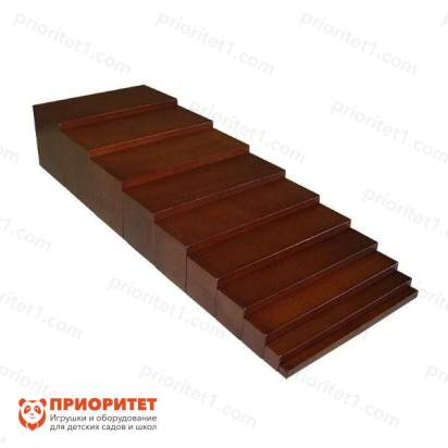 Игровой набор Монтессори «Коричневая лестница»