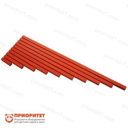 Игровой набор Монтессори «Красные штанги»