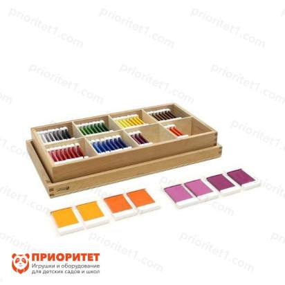 Игровой набор Монтессори «Цветные таблички. Ящик №4»