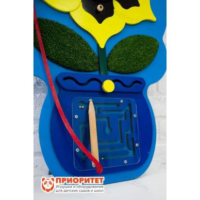 Бизиборд «Подсолнух» с магнитом