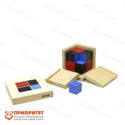Игровой набор Монтессори «Биномиальный куб»