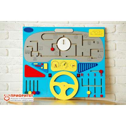 Бизиборд Юный водитель общий вид